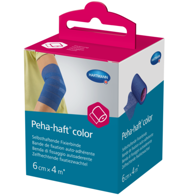 PEHA-HAFT Color Fixierb.latexfrei 6 cmx4 m blau