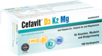 CEFAVIT D3 K2 Mg 2.000 I.E. Hartkapseln