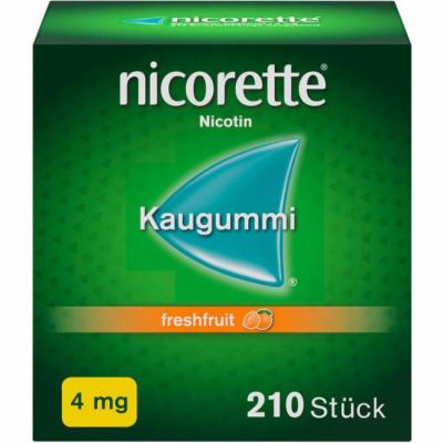 NICORETTE Kaugummi 4 mg freshfruit